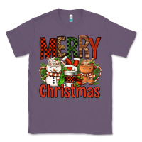 Lavender Merry Christmas Coffee Cups Classic Tee - FaDigitalArtStudio