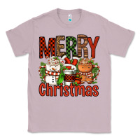 Lilac Merry Christmas Coffee Cups Classic Tee - FaDigitalArtStudio