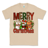 Mushroom Merry Christmas Coffee Cups Classic Tee - FaDigitalArtStudio