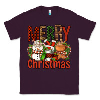 Plum Merry Christmas Coffee Cups Classic Tee - FaDigitalArtStudio