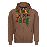 Chestnut strong black king Zipper Hoodie - Artiststas