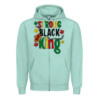 Seafoam strong black king Zipper Hoodie - Artiststas