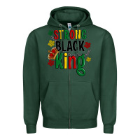 Sports Green strong black king Zipper Hoodie - Artiststas