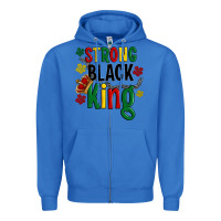 True Royal strong black king Zipper Hoodie - Artiststas