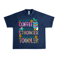 Navy may your coffee be always stronger than your toodl Urban Heavy Tee - Zillion Design Studio