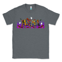 Charcoal Heather halloween mama libbey glass Classic Tee - BundleAndBundleShop