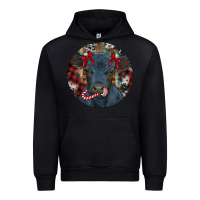 Black Black Angus Calf Christmas Urban Hoodie - RanaPortraitStore