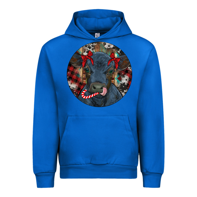 Black Angus Calf Christmas Urban Hoodie by RanaPortraitStore | Teevron