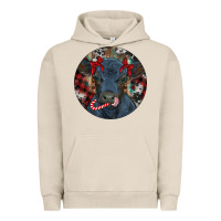 Pigment French Oak Black Angus Calf Christmas Urban Hoodie - RanaPortraitStore