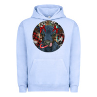Pigment Grape Ice Black Angus Calf Christmas Urban Hoodie - RanaPortraitStore