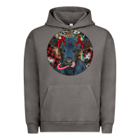 Pigment Tornado Black Angus Calf Christmas Urban Hoodie - RanaPortraitStore