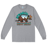 Heather Grey armadillo by morning Long Sleeve Tee - RacoonDesign