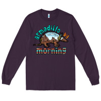 Plum armadillo by morning Long Sleeve Tee - RacoonDesign