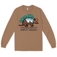 Toasted Coconut armadillo by morning Long Sleeve Tee - RacoonDesign