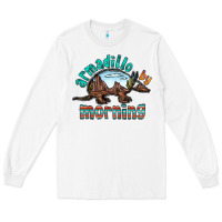 White armadillo by morning Long Sleeve Tee - RacoonDesign