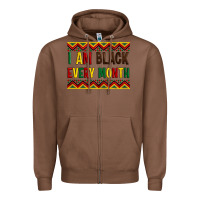 Chestnut i am black every month Zipper Hoodie - Artiststas