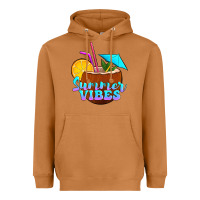 Meerkat summer vibes coconut drink Heavyweight Hoodie - Jasminsmagicworld