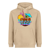 Mushroom summer vibes coconut drink Heavyweight Hoodie - Jasminsmagicworld