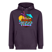Plum summer vibes coconut drink Heavyweight Hoodie - Jasminsmagicworld