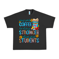 Pigment Black may your coffee be always stronger than your stude Urban Heavy Tee - Zillion Design Studio