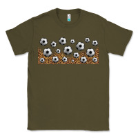 Army Green leopard soccer 16oz libbey glass Classic Tee - HRA Design Shop