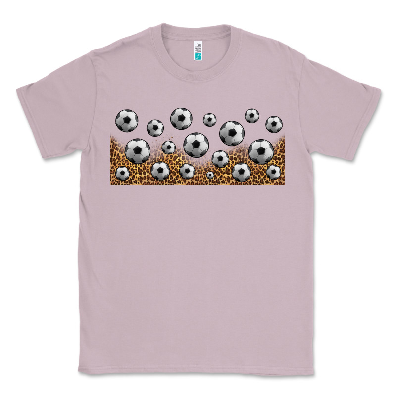 Leopard Soccer 16oz Libbey Glass Classic Tee by HRA Design Shop | Teevron