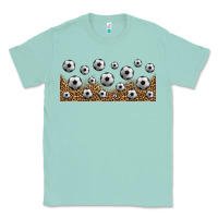Seafoam leopard soccer 16oz libbey glass Classic Tee - HRA Design Shop