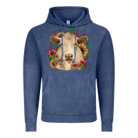 Vintage Denim christmas charolais Vintage Hoodie - JahusDesignShop