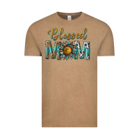 Vintage Coffee western blessed mom with sunflower Vintage Tee - texasbilliewilder