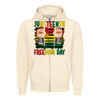 Sandshell juneteenth freedom day Zipper Hoodie - Artiststas