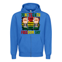 True Royal juneteenth freedom day Zipper Hoodie - Artiststas