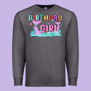Birthday Girl Premium Sweatshirt Designed By Maliassmallbusiness