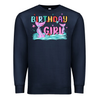 Navy birthday girl Premium Sweatshirt - MaliasSmallBusiness