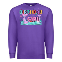 Purple birthday girl Premium Sweatshirt - MaliasSmallBusiness