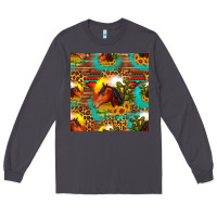 Smoke desert horse seamless patern Long Sleeve Tee - HRA Design Shop