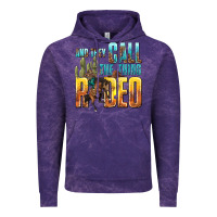 Cloud Purple and they call the thing rodeo Vintage Hoodie - texasbilliewilder