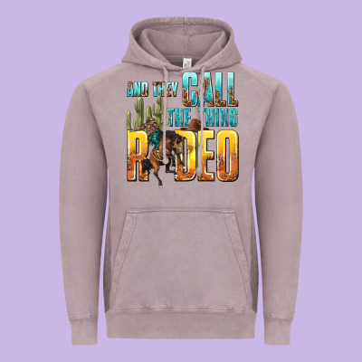 Vintage Hoodie and they call the thing rodeo