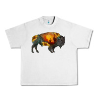 Lunar Rock sunflower bison Urban Heavy Tee - RanaPortraitStore