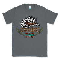 Charcoal Heather cowboy dad Classic Tee - CowhideDigitalArt