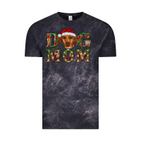 Cloud Black christmas dog mom dachshund Vintage Tee - RanaPortraitStore
