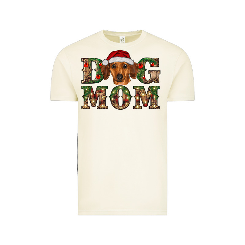 Christmas Dog Mom Dachshund Vintage Tee by RanaPortraitStore | Teevron