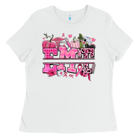 White emt cancer and fall Ladies Tee - AdoDesignShop