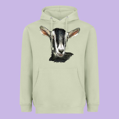 Alpine Goat Head Heavyweight Hoodie Designed By Lillyallendesigns