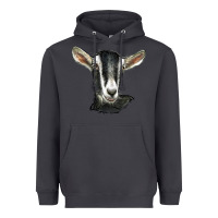 Smoke alpine goat head Heavyweight Hoodie - LillyAllenDesigns