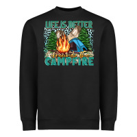 Black life is better around the campfire Heavyweight Sweatshirt - Zillion Design Studio
