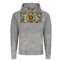 Cloud Rock western sunflower and gemstone license plate Vintage Hoodie - RanaPortraitStore