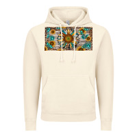Vintage Artic western sunflower and gemstone license plate Vintage Hoodie - RanaPortraitStore