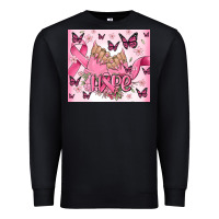 Black breast cancer nails hope Premium Sweatshirt - MaliasSmallBusiness