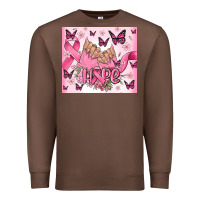 Chestnut breast cancer nails hope Premium Sweatshirt - MaliasSmallBusiness