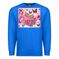 True Royal breast cancer nails hope Premium Sweatshirt - MaliasSmallBusiness